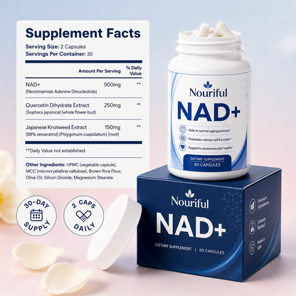NAD+ Advanced - Anti Aging Support Capsules